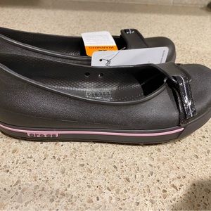 CROCBAND BALLET FLAT SZ 5 GIRL